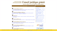 Desktop Screenshot of conseil-juridique-gratuit.info