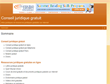 Tablet Screenshot of conseil-juridique-gratuit.info