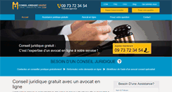 Desktop Screenshot of conseil-juridique-gratuit.com
